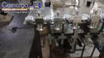 Linear filling machine with 6 pistons filling system