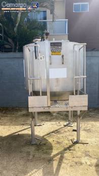 1000 liter stainless steel tank without agitator