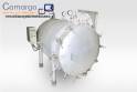 Stainless steel horizontal pressure vessel