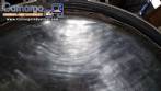 Stainless steel horizontal pressure vessel
