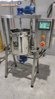 Alki Mquinas 30-liter stainless steel jacketed mixing reactor
