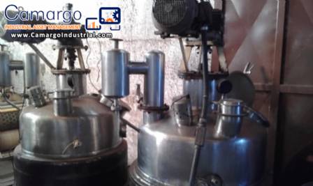 Stainless steel buller pressure reactor for 300 kg