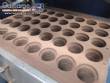 Ice cream cone making machine, cup type, 40 cavities.