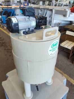 Master Pump 50 liter laboratory polypropylene mixing tank