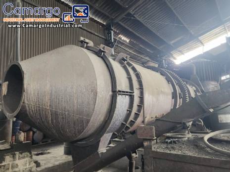 Stainless steel rotary drying oven with powder feeding and unloading system