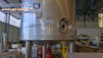 Stainless steel 304L jacketed mixing reactor tank, 5,000 liters, year 2020, Plurinox