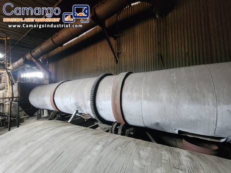 7.5 meter stainless steel rotary dryer