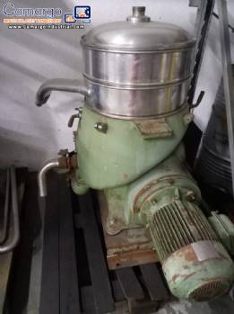 Stainless steel centrifuge separator for concentrating essential oils Westfalia