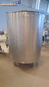 Stainless steel jacketed steam cooker pot, 300 liters.