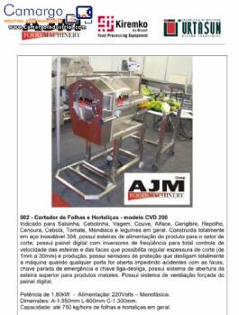 Industrial vegetable and vegetable cutter 750 kg AJM