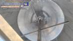 2500 liter stainless steel jacketed mixing tank