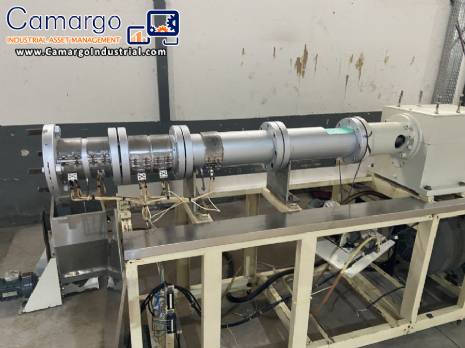 90 mm twin screw extruder for granulated products such as cornmeal, wheat flour, and soybean meal - VS Industrial Technology 90 mm twin screw extruder for granulated products such as cornmeal, wheat flour, and soybean meal - VS Industrial Technology