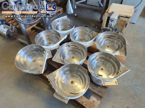 Brovind stainless steel vibrating pan feeder positioner Brovind stainless steel vibrating pan feeder positioner