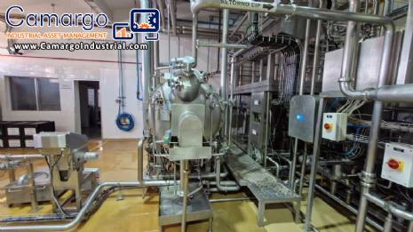 Complete industrial plant for the production of food products such as sauces, beverage concentrates, syrups, toppings, condiments, and cosmetics. Complete industrial plant for the production of food products such as sauces, beverage concentrates, syrups, toppings, condiments, and cosmetics.