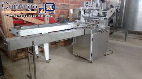 Flow pack wrapping machine Milpack Flow pack wrapping machine Milpack