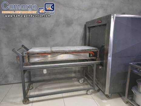 Industrial oven for porchetta roasts Italia ribs Euro Forni p1s Porchetta Singolo Industrial oven for porchetta roasts Italia ribs Euro Forni p1s Porchetta Singolo