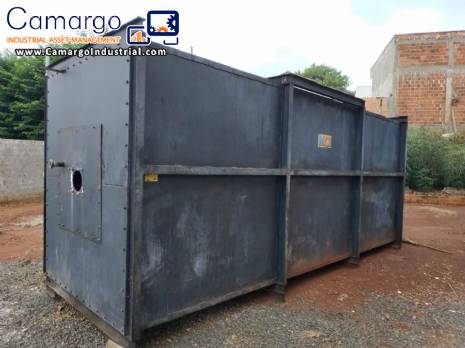 Line of straw potatoes and potato chips Line of straw potatoes and potato chips